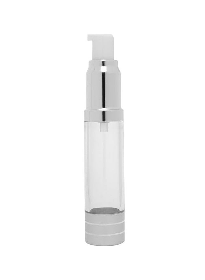 Devinez Refillable Airless Pump Bottle, 30ml (Pack of 4) with Matte Silver Finish Lightweight Leak Proof and Shockproof for Homemade Beauty Products, Makeup Foundations and Serums - Image 3