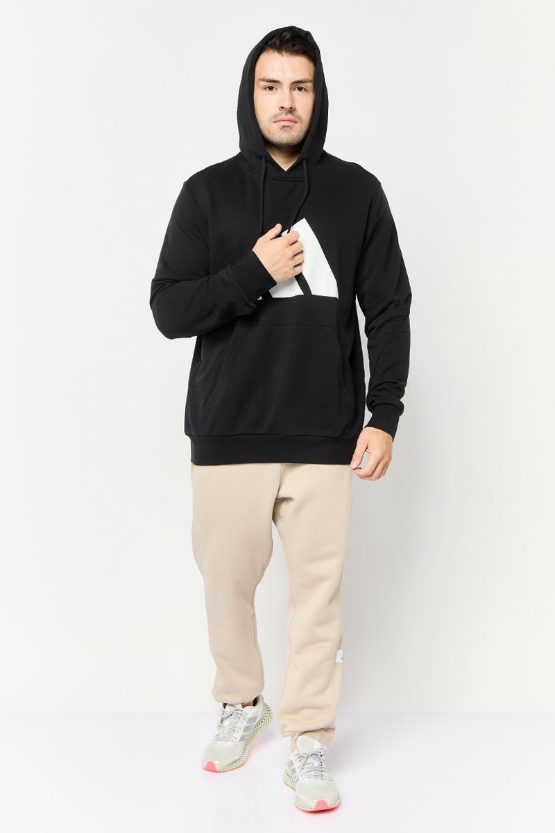 Adidas Men Sportswear Fit Long Sleeve Outdoor Hoodie, Black  - Image 2