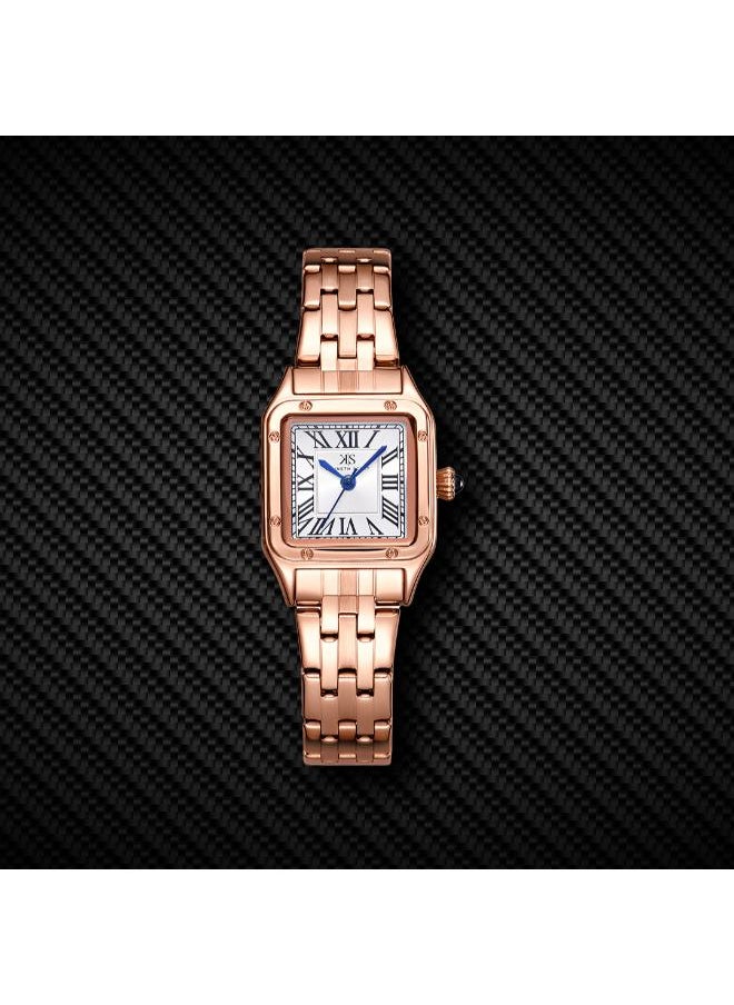 KENNETH SCOTT Women's Analog Display Watch With Rose gold Stainless Steel Strap - K25512-RBKW  - Image 4