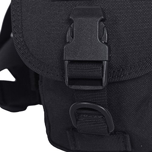 Seibertron Waterproof Tactical Outdoor Hiking Airsoft Utility Leg Bag Black - Image 4