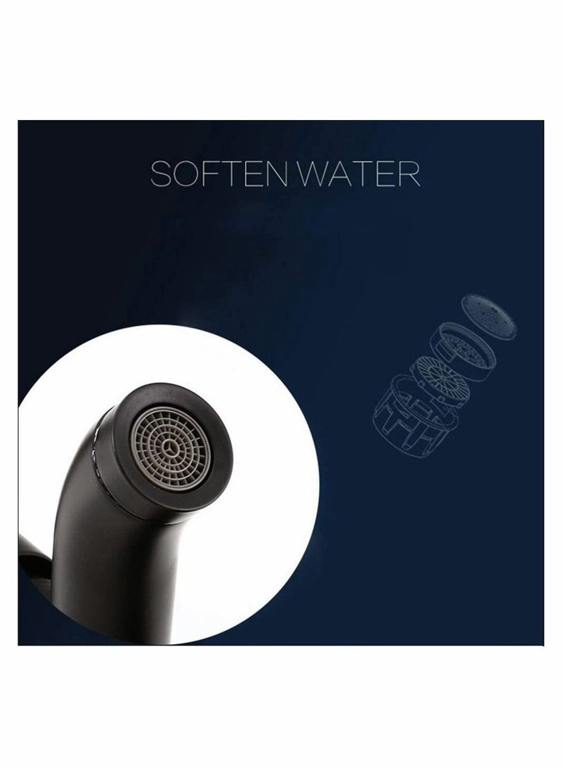 SYOSI Tap Black Bathroom Faucet Stainless Steel Basin Mixer Bathroom Accessories Black Tap Sink Basin Mixer Tap for Home Kitchen, Short Pattern - Image 4