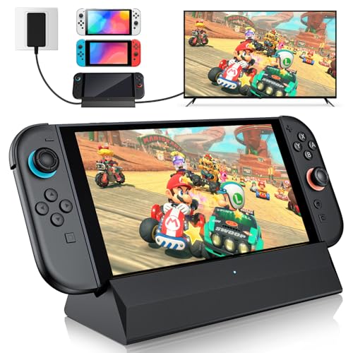 BOXPSII for Nintendo Switch 2 Dock Station, TV Docking Station with 4K@120Hz HDMI Output/Type C Port/3 USB Port/100W Fast Charging for Nintendo Switch 2/1/OLED Support Latest System (v21.0.1) - Image 1
