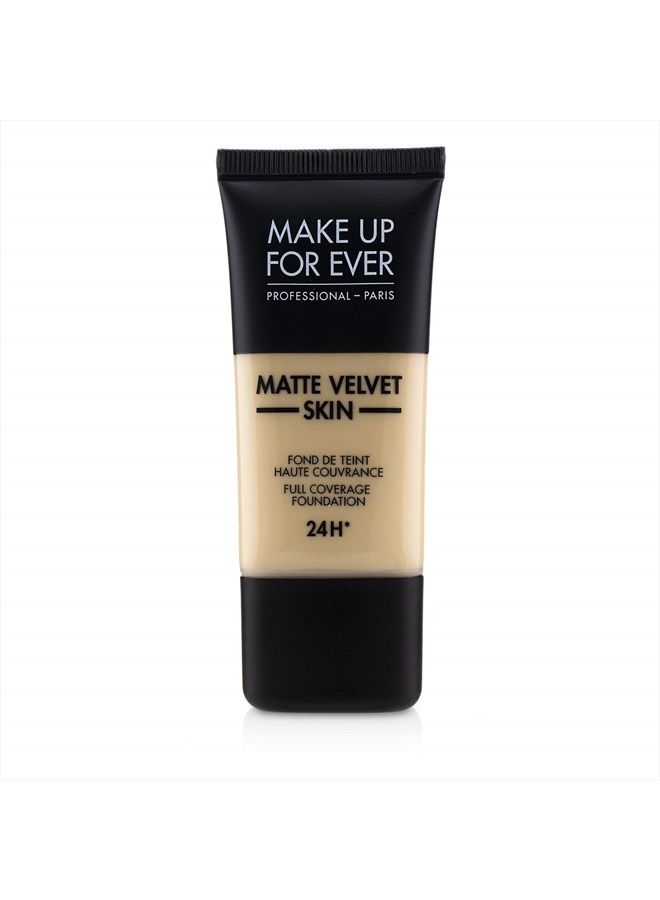MAKE UP FOR EVER Matte Velvet Skin Full Coverage Foundation Y235 - IVORY BEIGE 1.01 oz/ 30 mL - Image 1