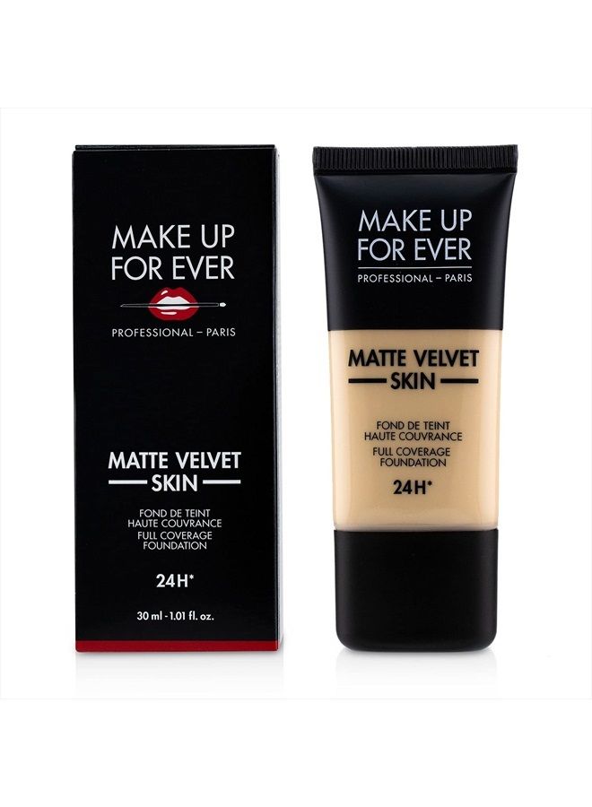 MAKE UP FOR EVER Matte Velvet Skin Full Coverage Foundation Y235 - IVORY BEIGE 1.01 oz/ 30 mL - Image 2