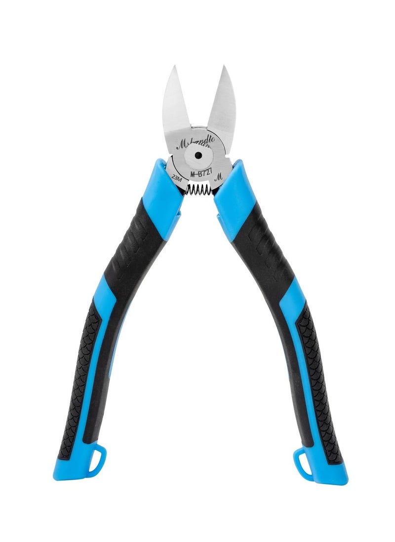 Wire Cutters, 7" Flush Cutters for Jewelry Making, Ultra-Sharp Side Cutters, CR-V Diagonal Cutters for Crafting, Flush Cut Pliers for Soft Copper Wire, Floral, Circuit Board