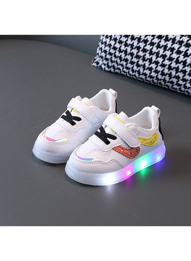Spring and Autumn Children's LED Light-Up Casual Sneakers 