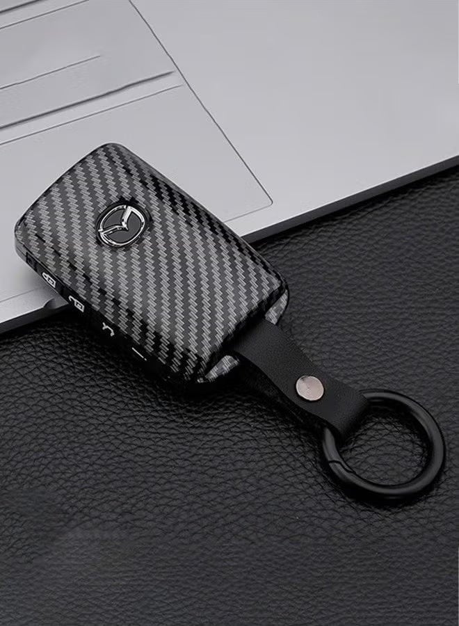 mazda Suitable For 2019-2021 Mazda 3/Mazda 3 Hatchback/Mazda CX4 CX5 CX8 CX9 CX-30/Mazda 6 WAZSKE11D01 key Protection Case High-end Car Key Case - Image 1