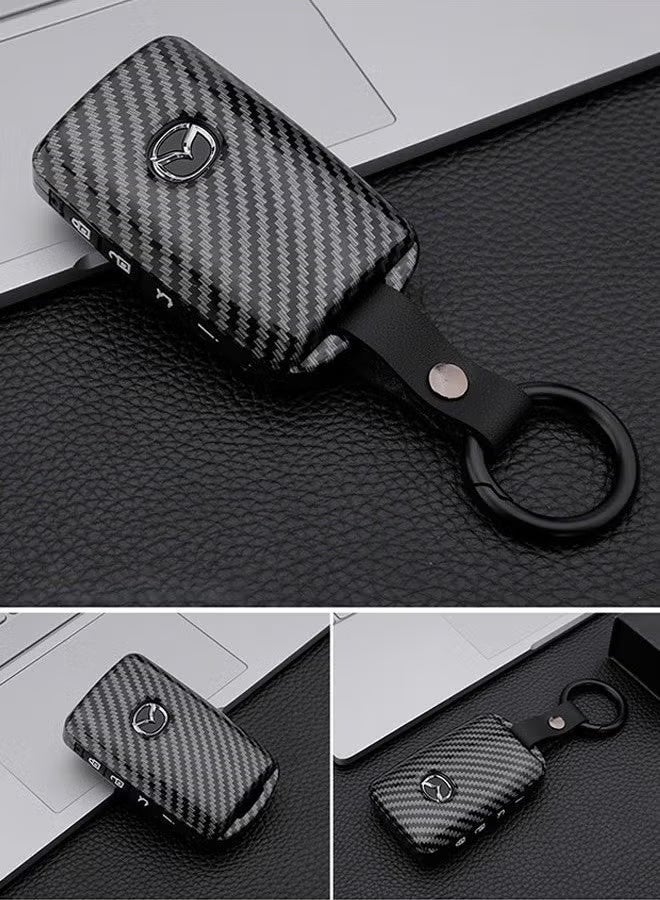 mazda Suitable For 2019-2021 Mazda 3/Mazda 3 Hatchback/Mazda CX4 CX5 CX8 CX9 CX-30/Mazda 6 WAZSKE11D01 key Protection Case High-end Car Key Case - Image 3