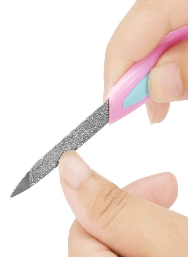 ROODILES 2 Nail Filers & 1 Nail Scrub Brush Combo | Professional Nail Care & Cleaning Set for Smooth, Shiny Nails Combo Set of 3 - Image 2