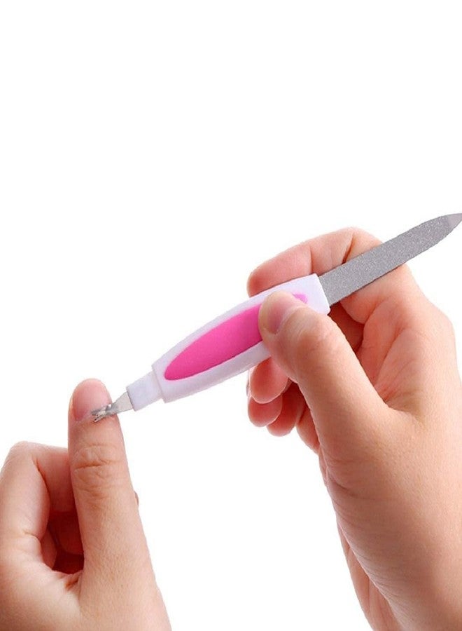 ROODILES 2 Nail Filers & 1 Nail Scrub Brush Combo | Professional Nail Care & Cleaning Set for Smooth, Shiny Nails Combo Set of 3 - Image 4