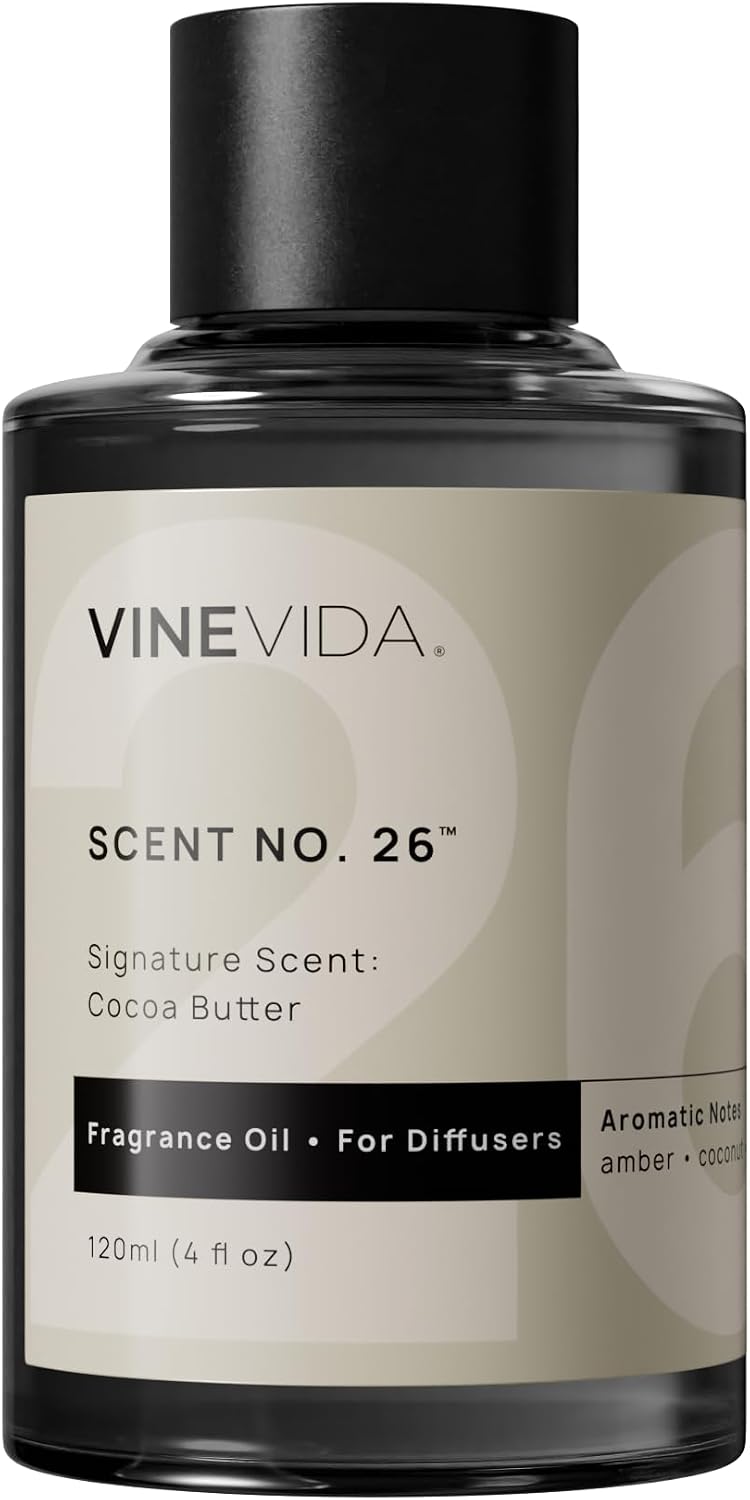 VINEVIDA [4 Fl Oz] Cocoa Butter Fragrance Oil for Cold Air Diffusers - Image 1
