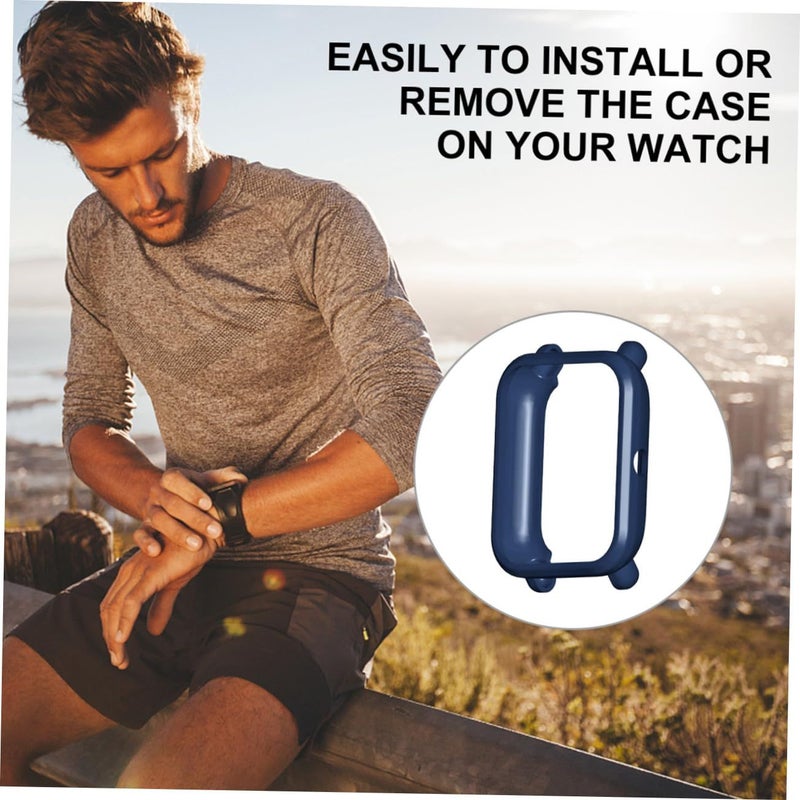 Blue Lightweight Protective Watch Case 4.2x3.6CM Durable Design For Men Women Everyday Gift - Image 5
