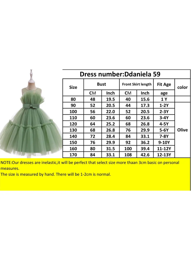 D'Daniela Tulle Ruffle Dress