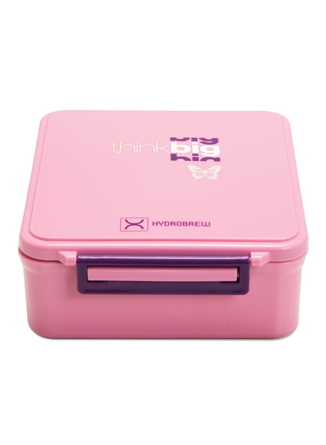HYDROBREW Bento Lunch Box w/ Steel Food Jar - Think Big Blush - Image 5