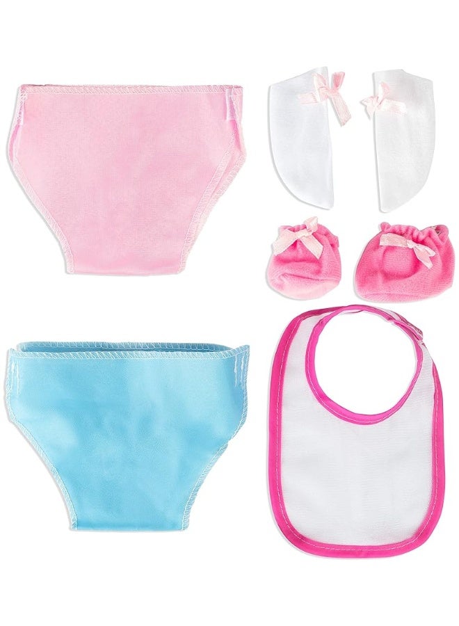 fash n kolor Doll Feeding Set | Set Includes Baby Doll, Doll Diapers, Diaper Bag, Magic Bottles, Potty and Bath Toys | 26 Changing and Other Accessories for 3+ Years Kids - Image 1