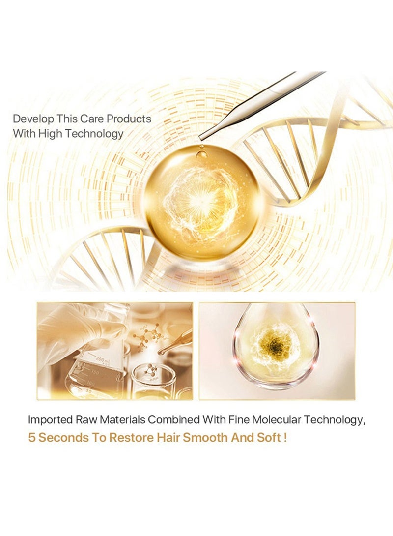 PURC قناع الشعر السحري، قناع ترطيب عميق للشعر، عناية يومية بالشعر، علاج إصلاح الشعر التالف، 5 ثواني لاستعادة الشعر الناعم، إصلاح الشقوق والجفاف 60 مل - Image 5