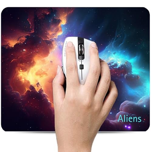 Aliens Mouse Pad for Computer, Laptop, Smooth Premium Cloth Surface, Non-Slip Rubber Base, Speed and Precision Operation Compatible with Laser and Optical Mouse, Gaming, Office, Home 230x190mm (NE-34) - Image 4