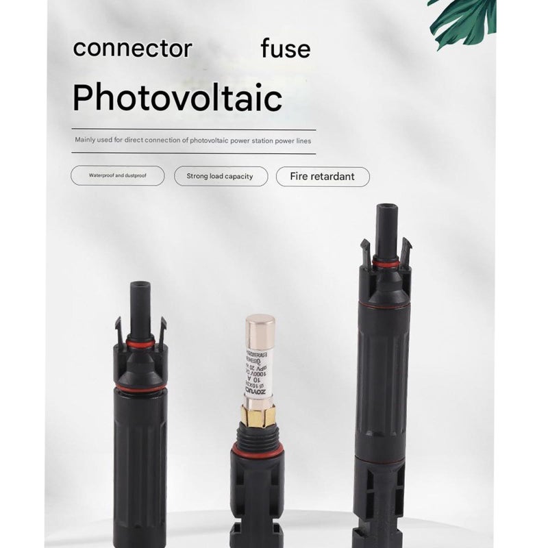 30A Solar Fuse Connector Weatherproof Easy Fixing For Photovoltaic Arrays - Image 4