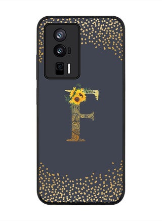 Rugged Black edge case for Xiaomi Poco F5 Pro 5G / Xiaomi Redmi K60 / Xiaomi Redmi K60 Pro Slim fit Flexible Rubber Edges Anti Drop TPU Cover - Monogram Letter Floral Pattern - F (Grey) - pzsku/ZA588F90AD4D6A255F161Z/45/_/1693806758/a23a02f6-a1e1-4d50-84d3-cf5a11ff216e