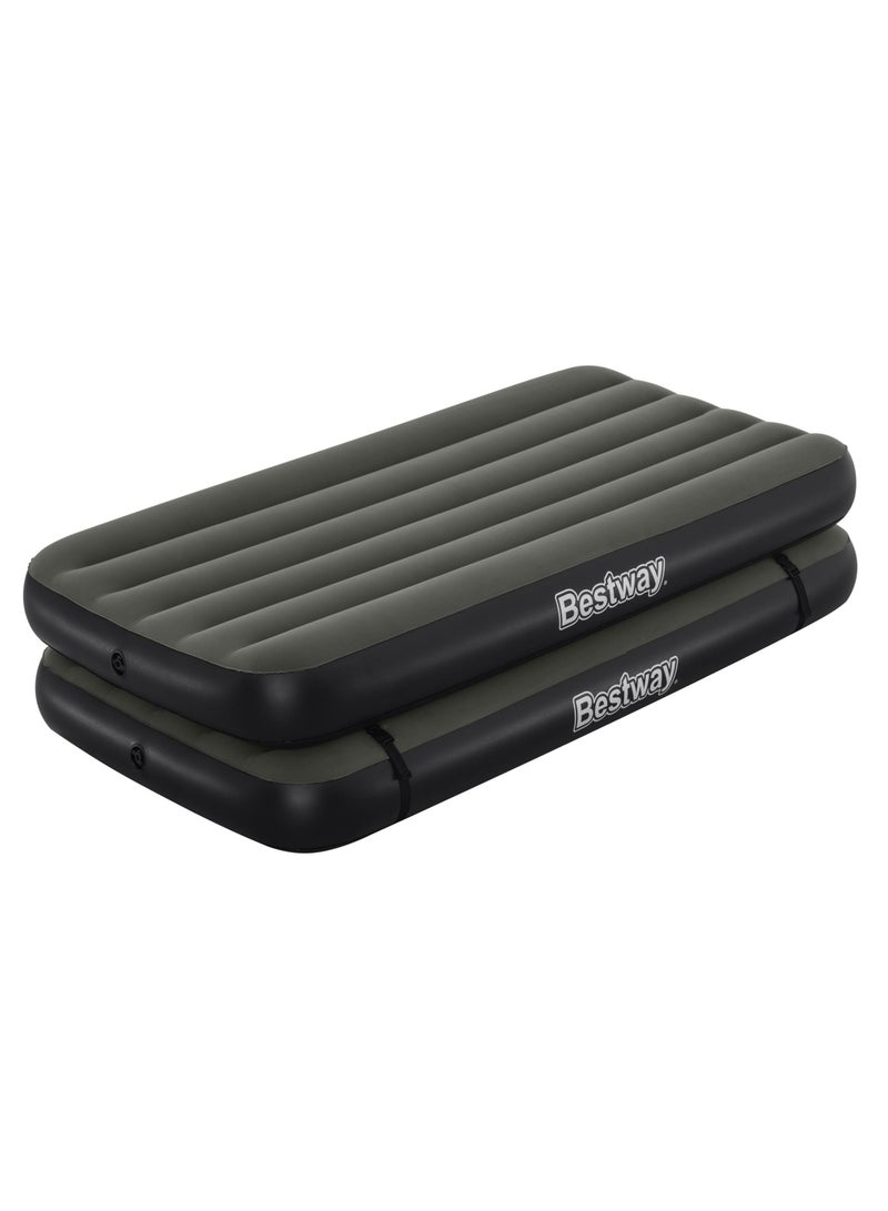 Bestway مرتبة هوائية Bestway 3 في 1 توأم/ملكي 188x99x25 سم | مرتبة هوائية | مرتبة قابلة للنفخ | سرير هوائي للتخييم الداخلي والخارجي - Image 4