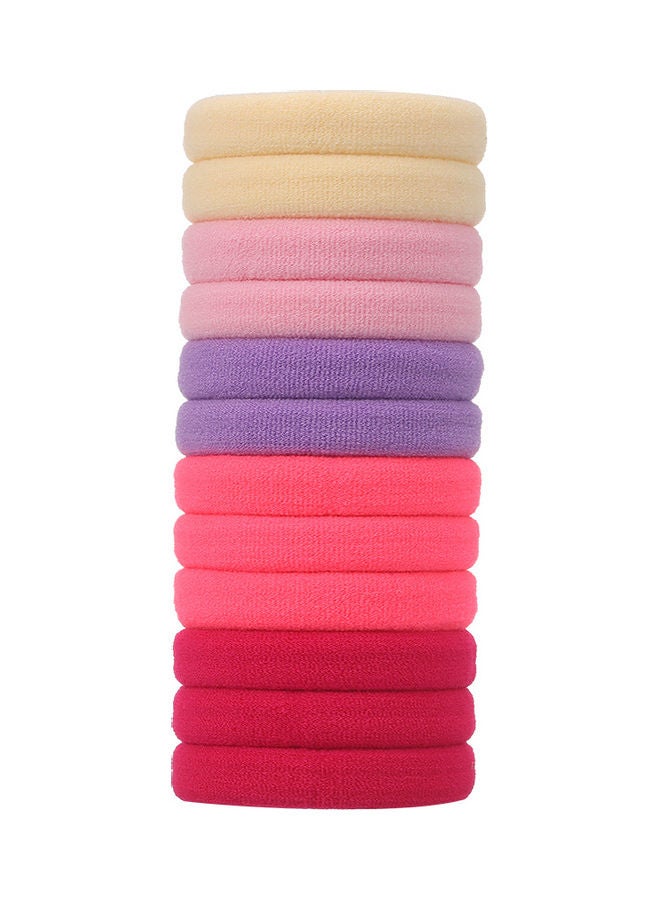 نيبمينينت طقم ربطات شعر مطاطية كبيرة من 24 قطعة متعدد الألوان - Image 1