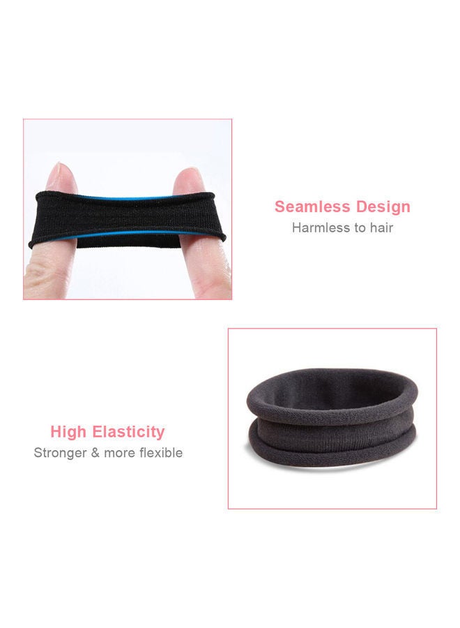 نيبمينينت طقم ربطات شعر مطاطية كبيرة من 24 قطعة متعدد الألوان - Image 4