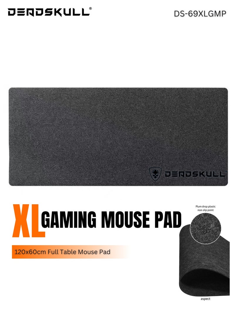 دايد سكل وسادة ماوس ألعاب DEADSKULL Ace XXL مقاس 100 × 40 سم، وسادة مكتب كبيرة غير قابلة للانزلاق، وسادة ماوس ممتدة، وسادة كتابة مكتبية للمكتب والمنزل والألعاب - Image 1