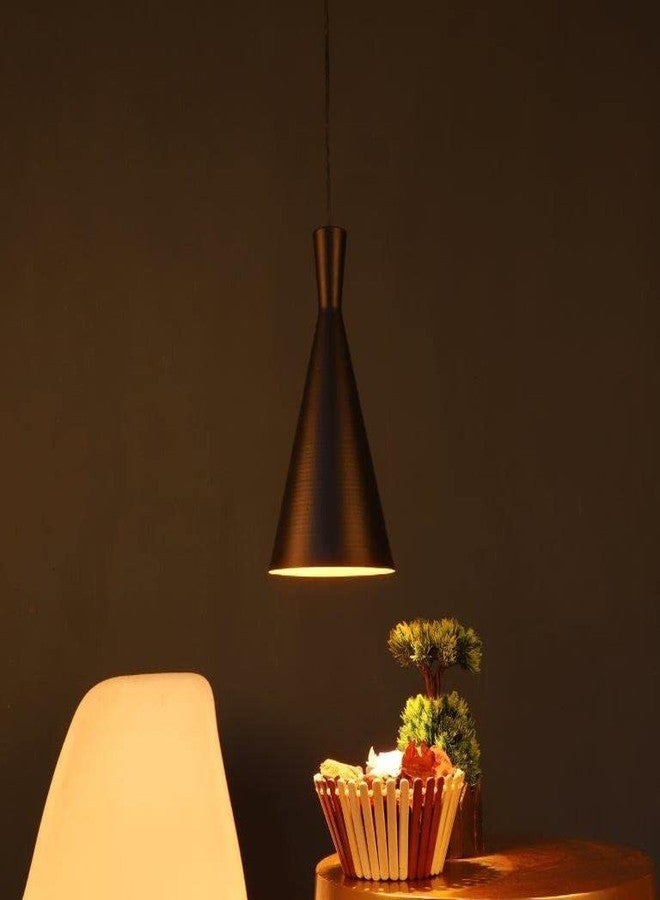 ELIANTE Black Metal Hanging Light Cone-HL | 3 Years Warranty | Free - LED LAMP - Image 5