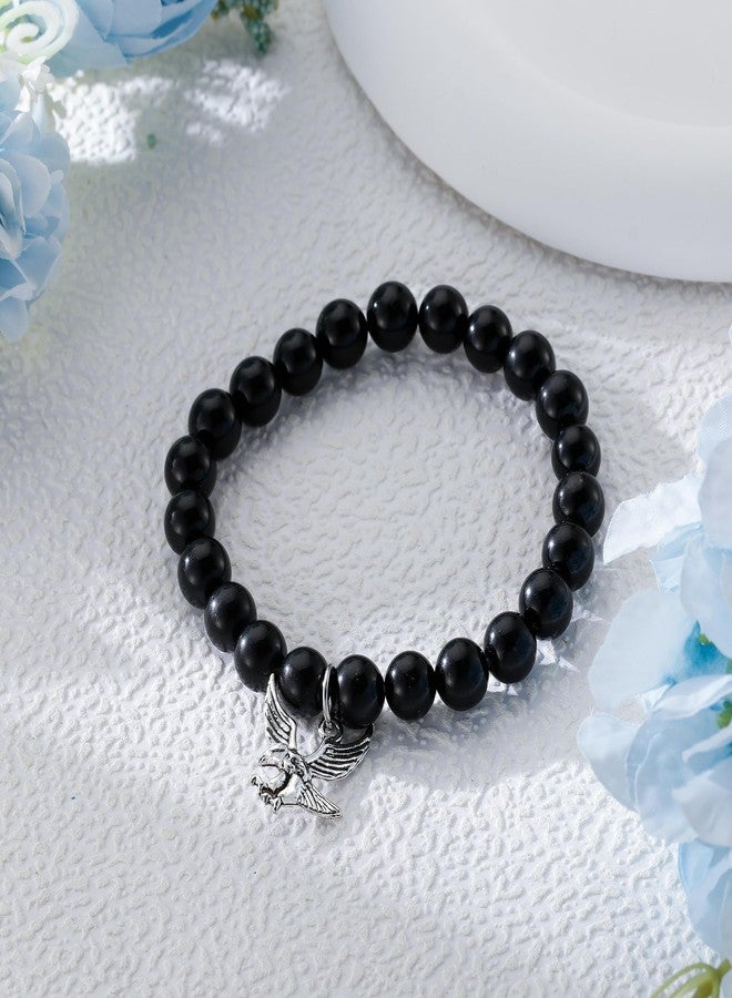 Fullrainbow Eagle Scout Gifts Eagles Bracelet Eagles Gifts (Black Eagle Bracelet) - Image 3