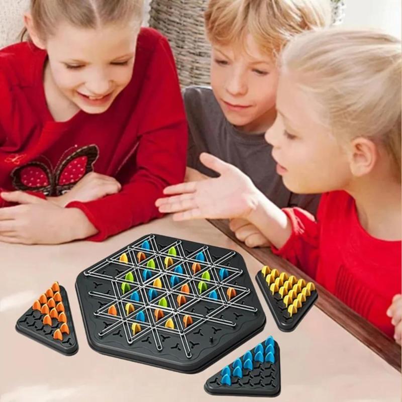 Triangular Strategy Chain Chess Board Game - Image 5