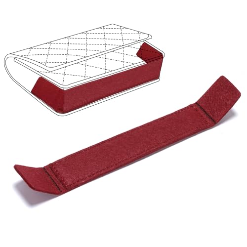 OAikor Base Shaper for WOC Handbag Small, C hanel WOC Base Shaper with Wings,Saver and Insert for Wallet on Chain Bag, Ultimate Protection and Support (Wine 10" x 1.2") - Image 1