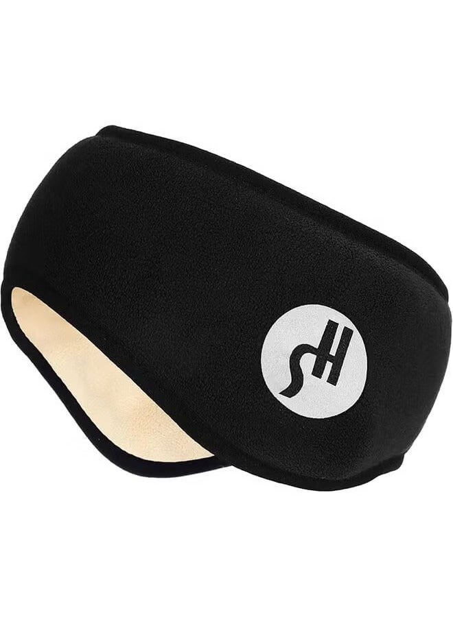 Cotton Sleep Mask Solid Color with Soundproof Ear Covers and Earplugs Set - Comfortable Adjustable Sleeping Eye Mask for Uninterrupted Rest, Ear Protection for Noise Reduction, Essential Travel Accessory Black