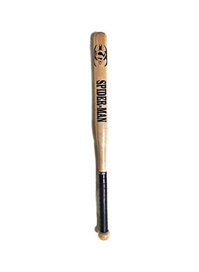 Generic Baseball Bat Made Of Beech Wood Batman Wood Color 80 Cm  - Image 2