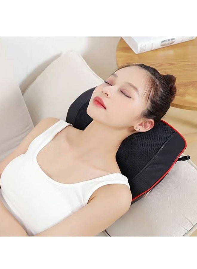 بلومنغ تايم الرقبة و قطني تدليك وسادة 3 سرعات الكهربائية الرقبة و الكتف تدليك ، قطني العمود الفقري ، الكتف و الرقبة مدلك ، الرقبة و الظهر تدليك وسادة ، المنزل قطني وسادة متعددة الوظائف كامل الجسم وسادة - Image 3