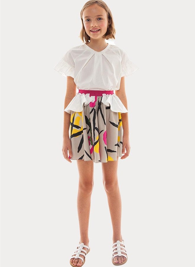 Lia Lea Girl Off White Blouse - Image 1