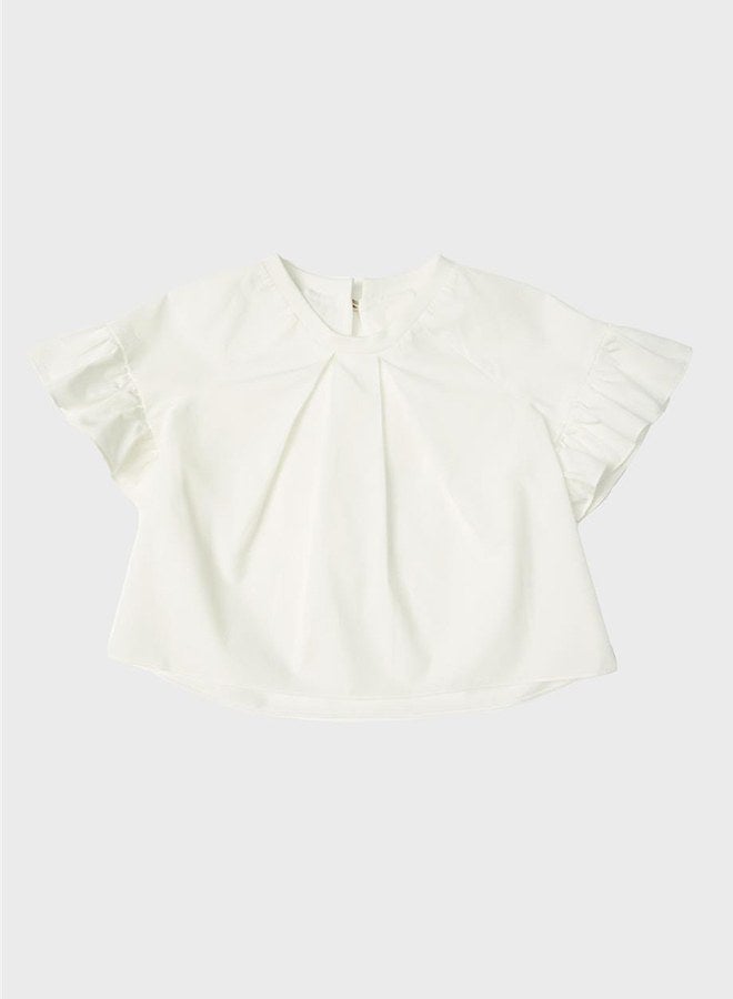 Lia Lea Girl Off White Blouse - Image 4