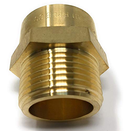 Cascada Showers G Thread (British BSPP) Female to NPT Thread Male Pipe Fitting Adapter - Lead-Free (1" x 1" (1 Piece)) - Image 5