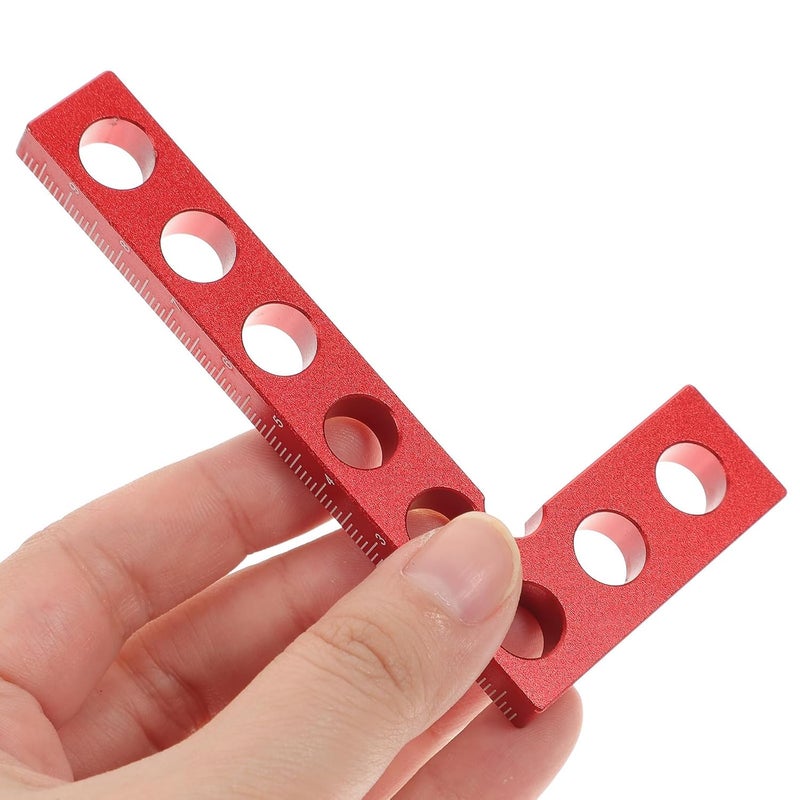 Aluminum Alloy Carpenter Square Metal Woodworking Ruler 90-Degree Right Angle Measuring Tool for Precision Layout and Construction Marking - Image 4