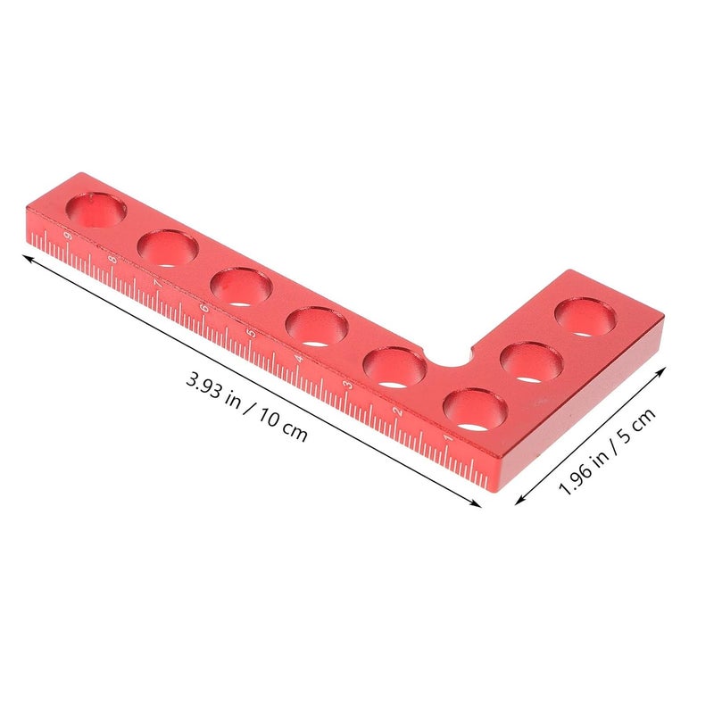 Aluminum Alloy Carpenter Square Metal Woodworking Ruler 90-Degree Right Angle Measuring Tool for Precision Layout and Construction Marking - Image 2
