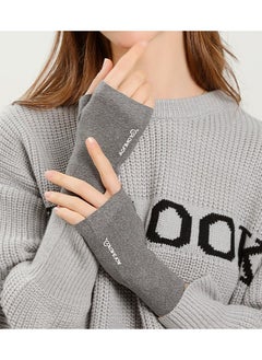 Thin Windproof And Cold Proof Warm Leaky Finger Lady Gloves
