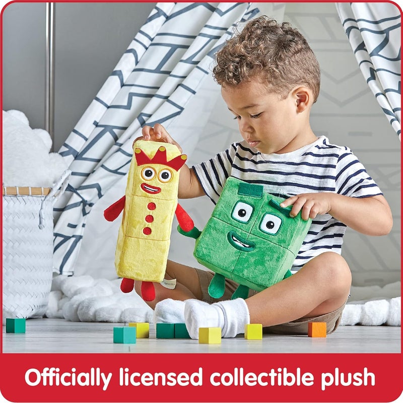 hand2mind hand2mind Numberblocks Three  Four Playful Pals Plush Numbers for Toddlers Preschool Math Learning Toys Stuffed Animal Plushie Counting Blocks Stuffies Kids Birthday Gift Easter Basket Stuffers  - Image 2