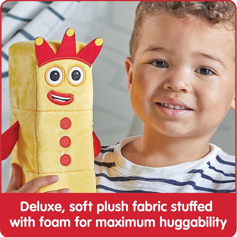 hand2mind hand2mind Numberblocks Three  Four Playful Pals Plush Numbers for Toddlers Preschool Math Learning Toys Stuffed Animal Plushie Counting Blocks Stuffies Kids Birthday Gift Easter Basket Stuffers  - Image 4