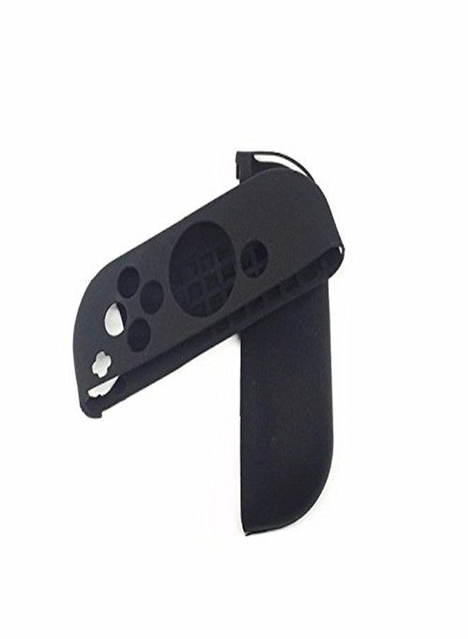 Ambertown 8 in 1 Silicone Protective Skin Soft Shell Case with Thumbsticks Grips Caps Cover for Switch Controller Skin Black - Image 4