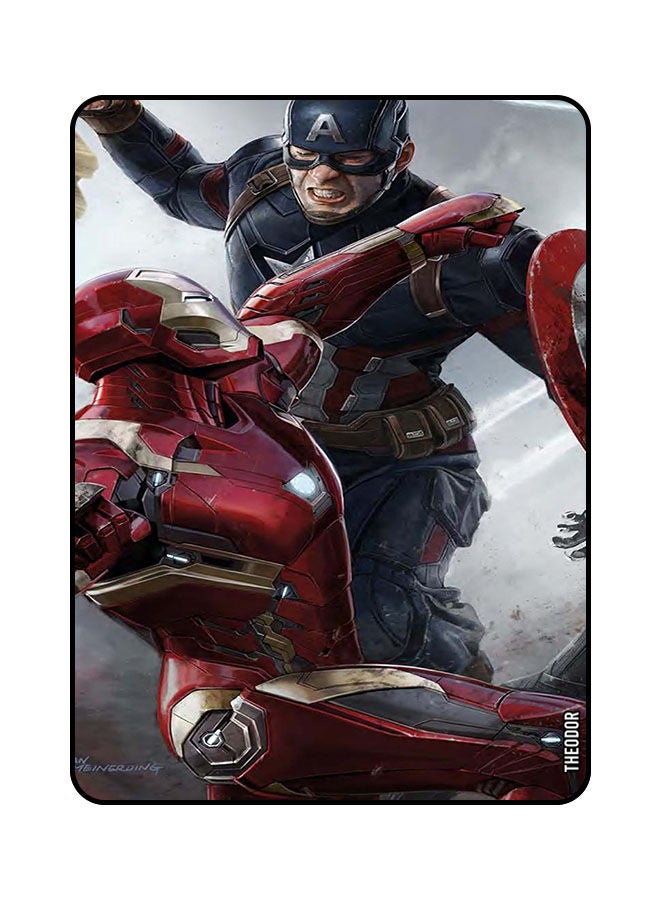 Theodor Protective Flip Case Cover For REALME PAD 10.4 iron-man-Ca - Image 1