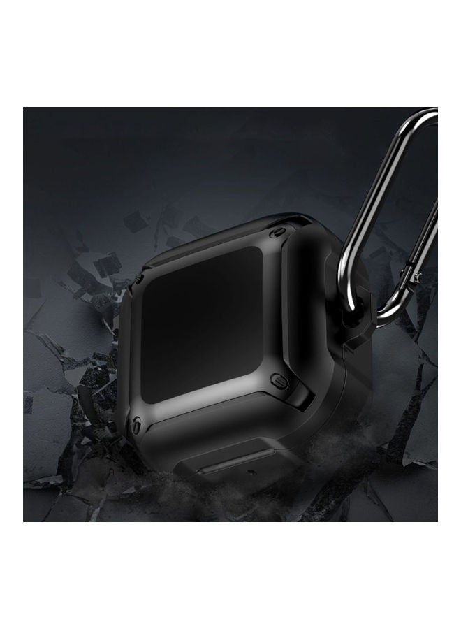 غطاء حماية واق لسماعات الأذن المزودة بتقنية البلوتوث مع إبزيم  لهاتف سامسونج جالاكسي لايف/ برو أسود - Image 3