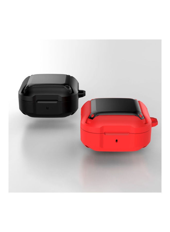 غطاء حماية واق لسماعات الأذن المزودة بتقنية البلوتوث مع إبزيم  لهاتف سامسونج جالاكسي لايف/ برو أسود - Image 5