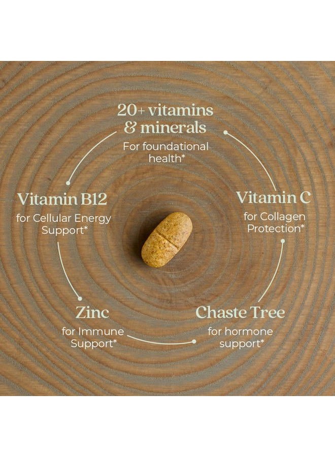 New Chapter Women's Multivitamin 40 plus for Energy, Healthy Aging + Immune Support with 20+ Nutrients -- Every Woman's One Daily 40+, Gentle on the Stomach, 48 Count - Image 3