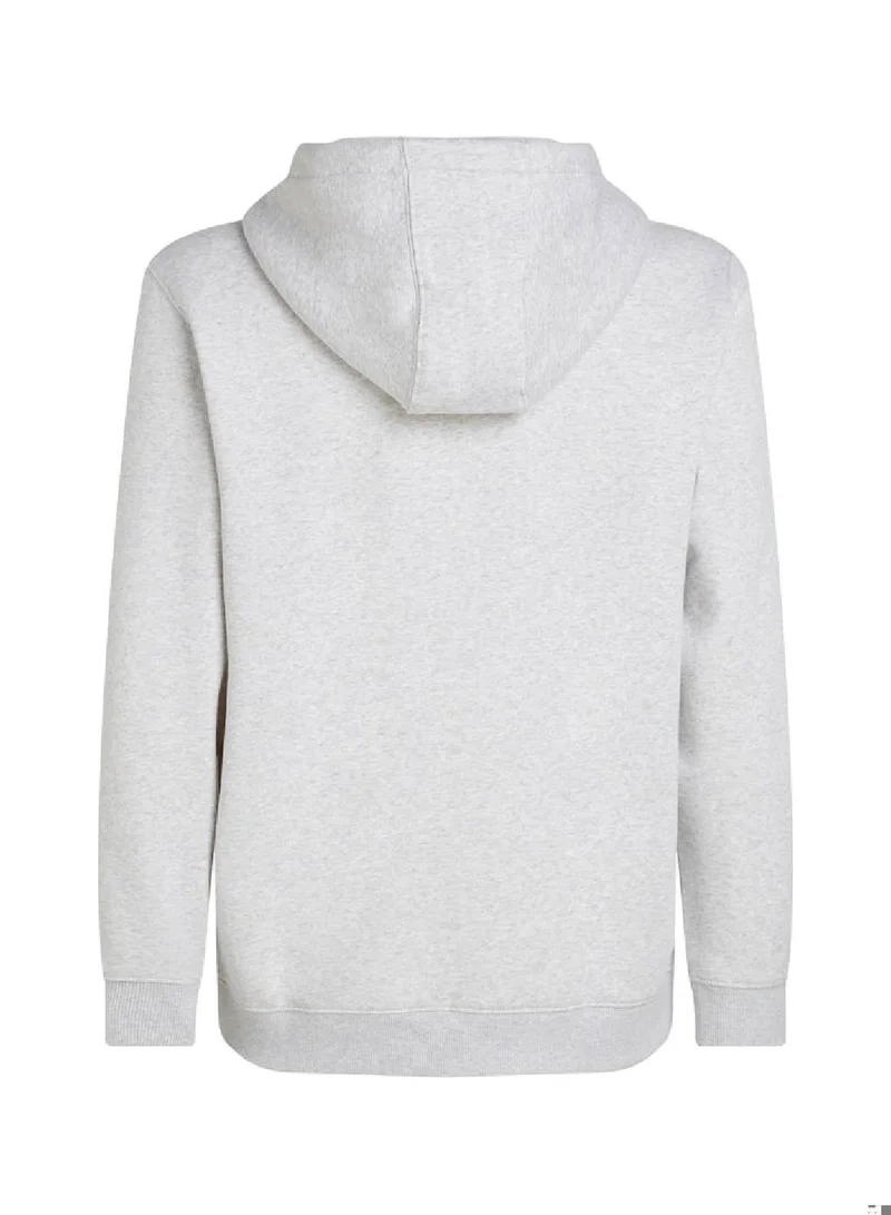 تومي جينز هودي ناعم بنمط ممشط بسحّاب