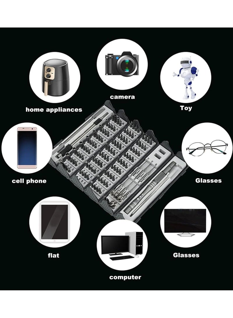 Denx A luxurious screwdriver set for home, car and mobile phones with 128 different multi-use pieces from DENX - Image 4