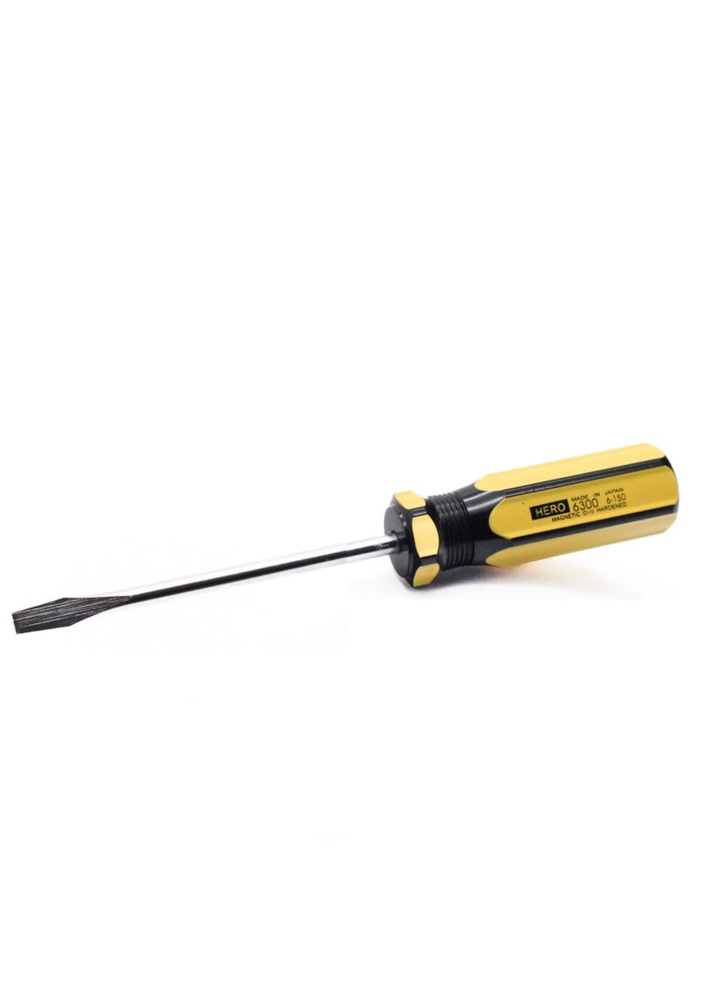 Hero Screwdriver Hero 6-300 inch Metal Silver Yellow & Black - Image 2